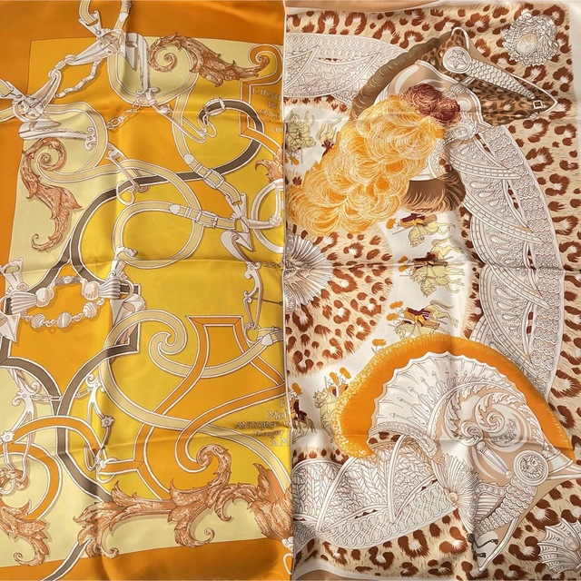 Hermes - 新品❣️エルメス カレ90 《Plumets du Roy 》ダブルフェイス