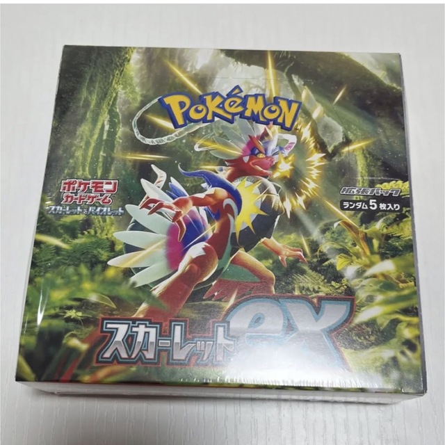 ポケモンカード　スカーレットex BOX シュリンク付き