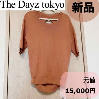 ザデイズトウキョウ(The Dayz tokyo)のザデイズトウキョウ　新品未使用　タグ付き　ニット　トップス  バックスリット(カットソー(半袖/袖なし))