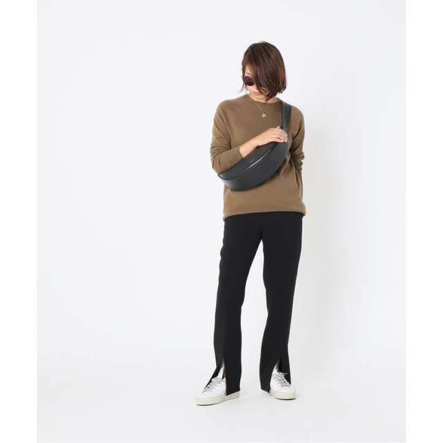Deuxieme Classe CAPRI クルーネックプルオーバー カーキ