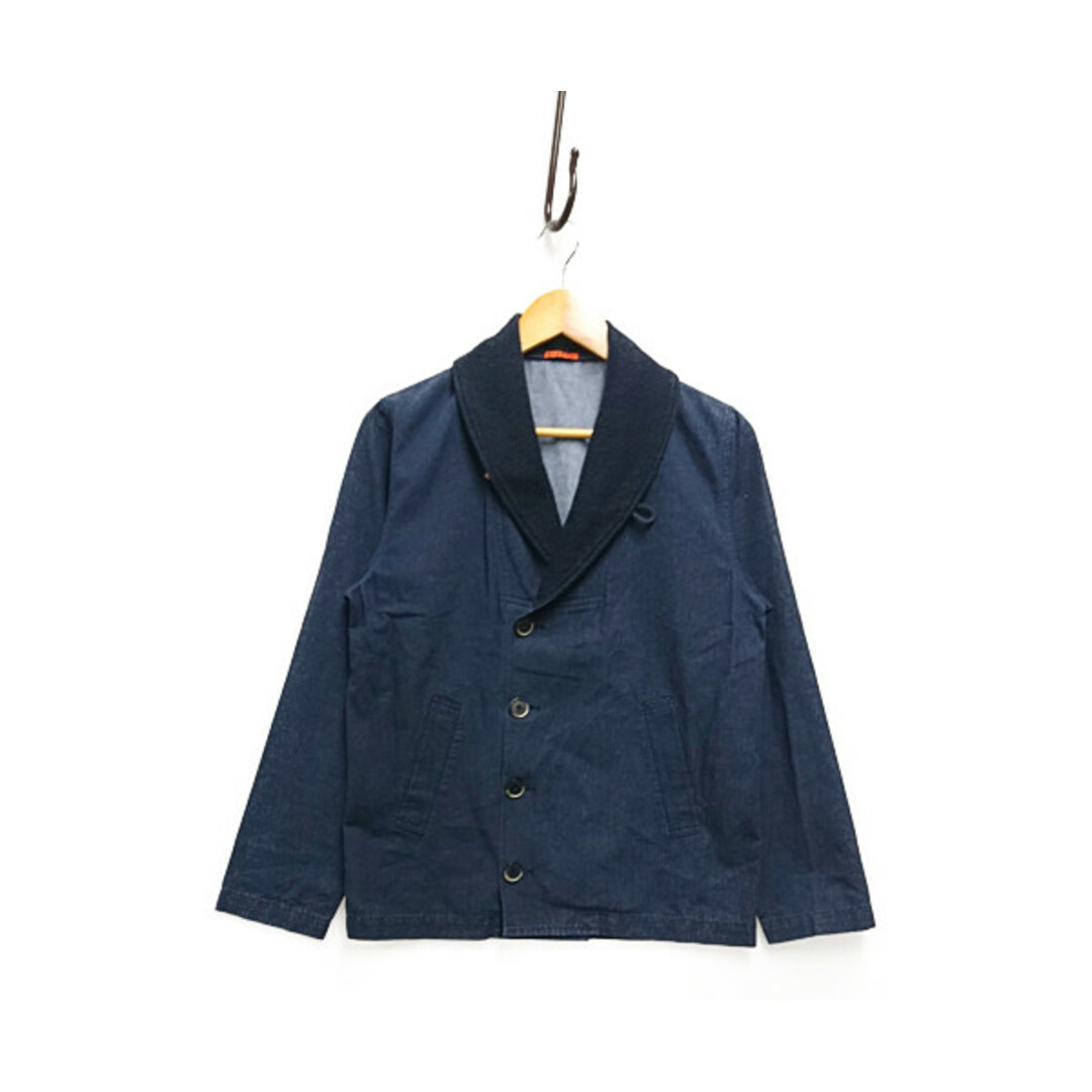 BARENA バレナ ショールカラー ジャケット 薄手 ネイビー サイズ46 正規品 / B3245