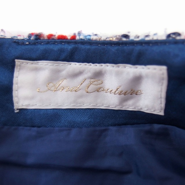 other(アザー)のアンドクチュール And Couture フレアスカート ロング丈 ツイード レディースのスカート(ロングスカート)の商品写真