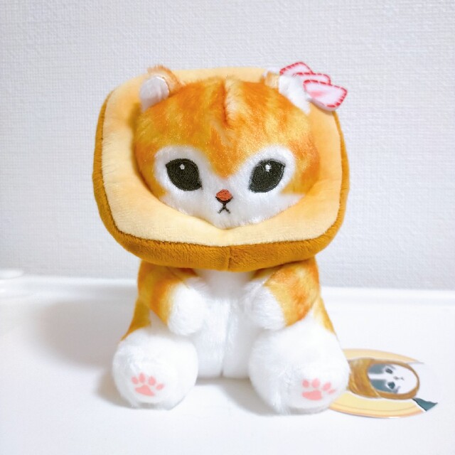 mofusand　イチゴトースト　パンにゃんぬいぐるみ エンタメ/ホビーのおもちゃ/ぬいぐるみ(ぬいぐるみ)の商品写真