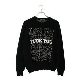 シュプリーム(Supreme)のシュプリーム ×ヒステリックグラマー HYSTERIC GLAMOUR 17AW Fuck You Sweater FUCKYOU総柄ニット メンズ S(ニット/セーター)