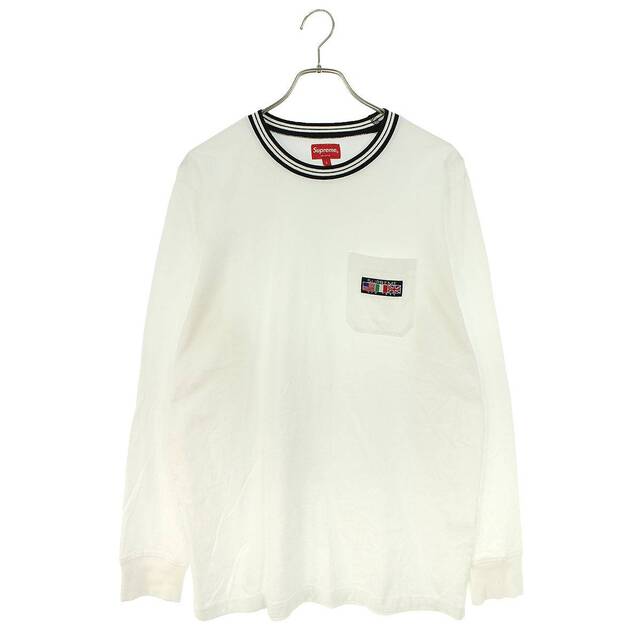 Supreme - シュプリーム 16AW Flags L/S Pocket Tee フラッグス長袖カットソー メンズ L
