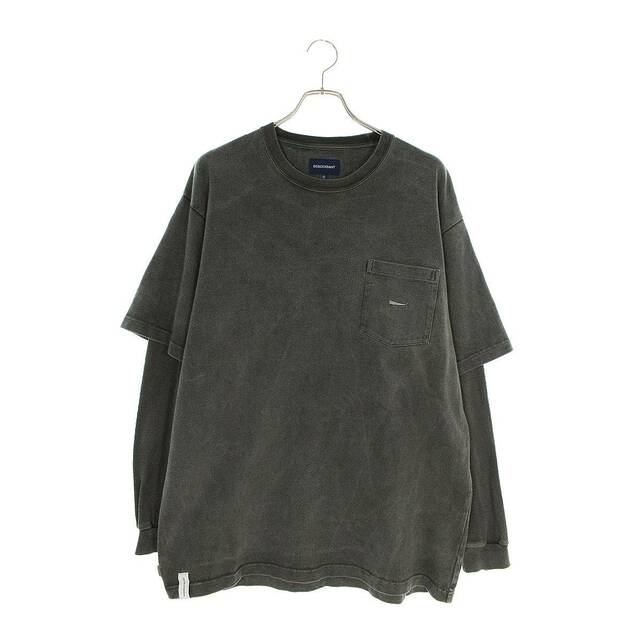 海外販売× ディセンダント HEADS LAYERD TEE BEIGE 3 - 通販