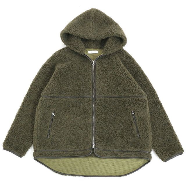 ドゥーズィエムクラス購入 キャラクス 22AW ボアフーデッドブルゾン