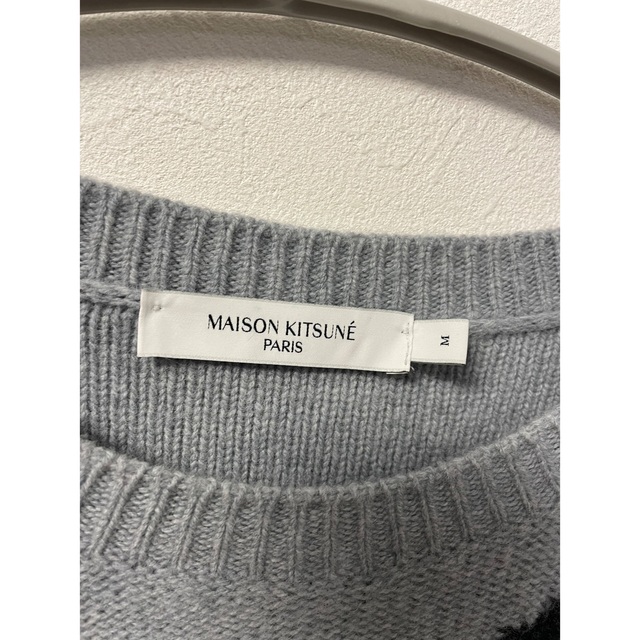 メゾンキツネ ニット ビッグ グレー M | www.jarussi.com.br