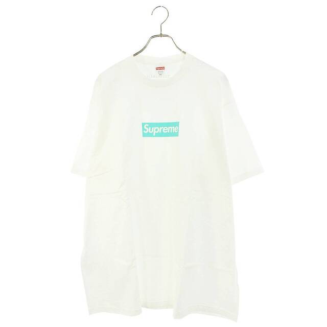 Supreme - シュプリーム ×ティファニー TIFFANY&Co. 21AW Box Logo Tee ボックスロゴTシャツ メンズ XXL