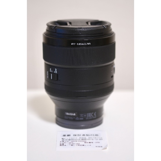 SONY(ソニー)の新品 Sony FE 85mm F1.4 GM ソニー レンズ　展示品・保証あり スマホ/家電/カメラのカメラ(レンズ(単焦点))の商品写真