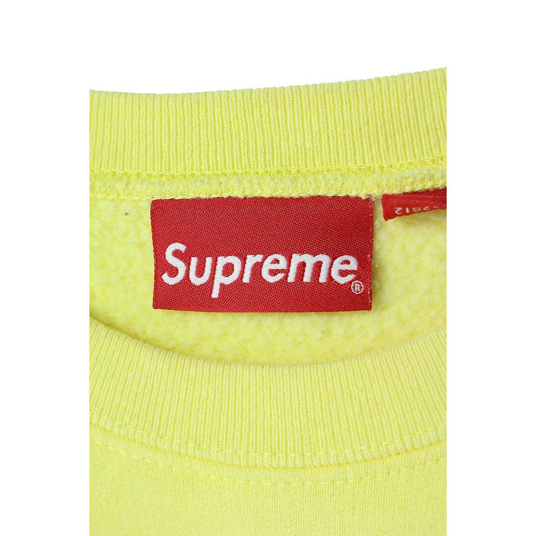 SUPREME シュプリーム 16SS Panelled Crewneck パネルロゴプリント クルーネックスウェット ホワイト/グリーン/レッド