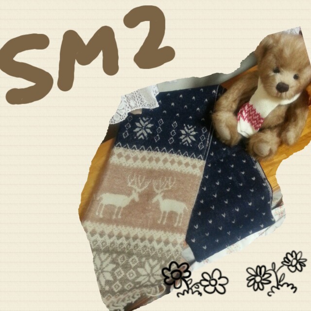 SM2(サマンサモスモス)のSM2 マフラー ネイビー レディースのファッション小物(マフラー/ショール)の商品写真