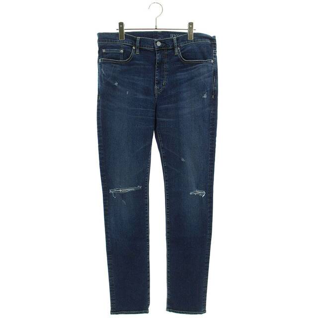 ヒステリックグラマー 02182AP15 ニークラッシュ加工デニムパンツ