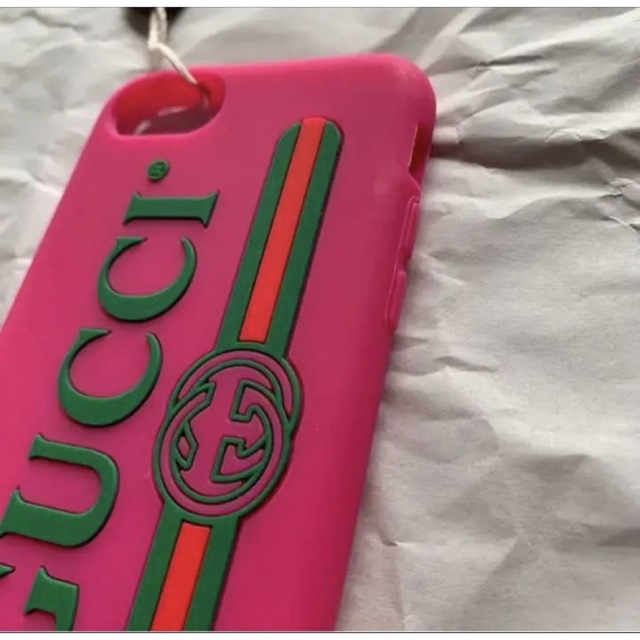 Gucci(グッチ)の【新品/未使用】GUCCI ヴィンテージロゴ iPhoneケース スマホ/家電/カメラのスマホアクセサリー(iPhoneケース)の商品写真