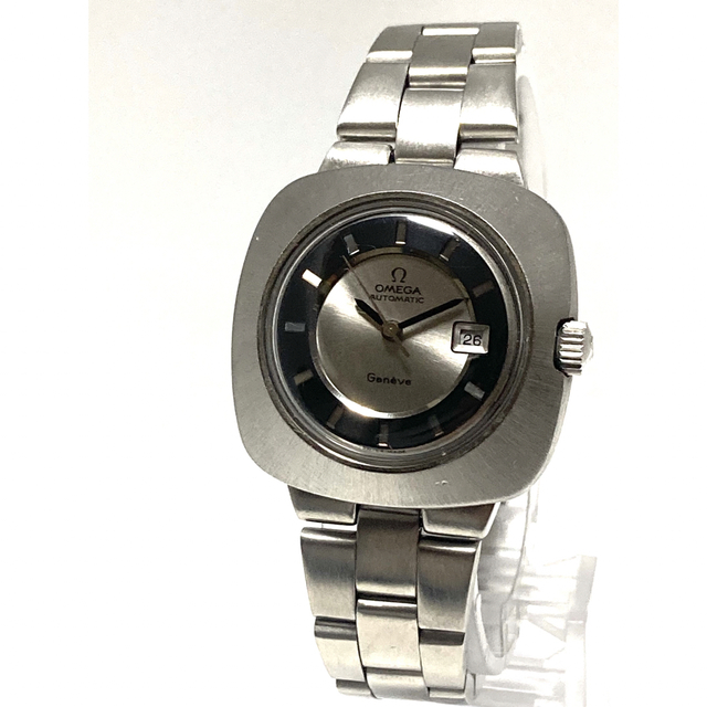 美品! OMEGA オメガ ジュネーブ 自動巻き 純正ベルト レディース