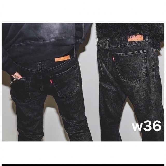 LEVI’S（R）/ 501（R）BLACK DENIM BEAMS W36