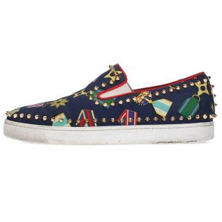 クリスチャンルブタン(Christian Louboutin)のクリスチャンルブタン スタッズスリッポンスニーカー メンズ 43(スニーカー)