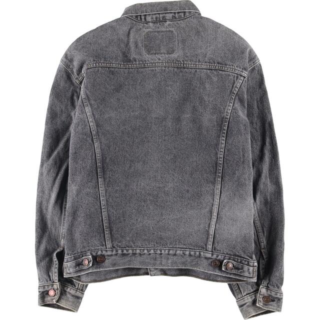 Levi's(リーバイス)の古着 リーバイス Levi's 70503-02 ユーロモデル ブラック デニムジャケット Gジャン メンズXL /eaa310356 メンズのジャケット/アウター(Gジャン/デニムジャケット)の商品写真