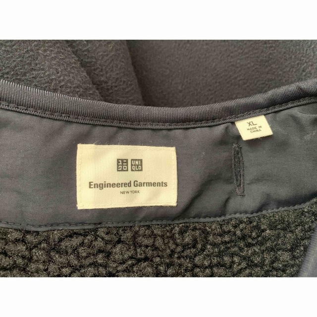 UNIQLO(ユニクロ)のUNIQLO×Engineered Garments フリースノーカラーコート  メンズのジャケット/アウター(ノーカラージャケット)の商品写真