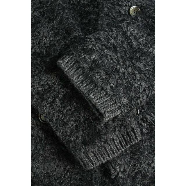 BRUNELLO CUCINELLI(ブルネロクチネリ)のブルネロクチネリ ダブルボタンカシミアブレンドニットロングコート レディース M レディースのジャケット/アウター(その他)の商品写真