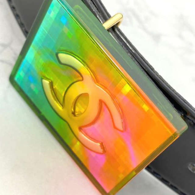 シャネル97P ホログラムベルト ヴィンテージ CHANEL