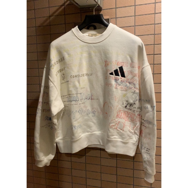 YEEZY（adidas）(イージー)のyeezy season5 ラクガキ　スウェット　サイズS メンズのトップス(スウェット)の商品写真