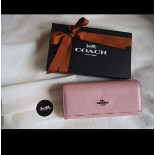 コーチ(COACH)の箱・包装紙・リボン付きCOACH 長財布　　（財布のみ可）(財布)