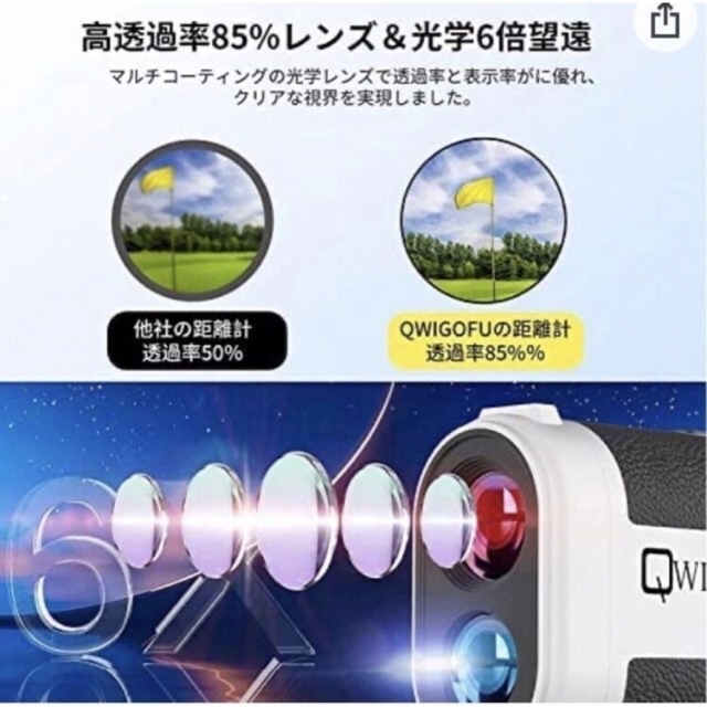 LASER RANGE FINDER ゴルフ距離計測器 チケットのスポーツ(ゴルフ)の商品写真