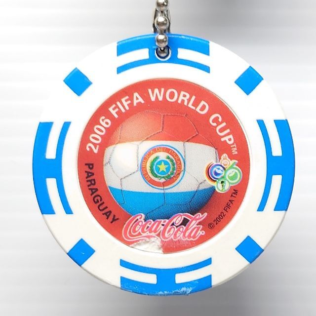 コカ・コーラ(コカコーラ)の『2006年W杯 コカ・コーラ チャレンジチップキャンペーン パラグアイ』 エンタメ/ホビーのコレクション(ノベルティグッズ)の商品写真