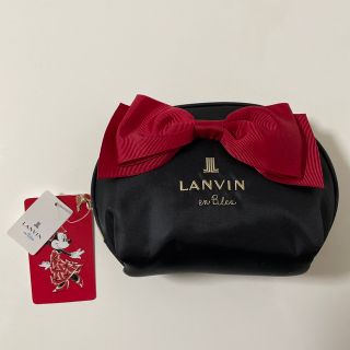 ランバンオンブルー(LANVIN en Bleu)の【値下げ中】LANVIN × ディズニー　コラボポーチ(ポーチ)