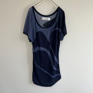 ザラ(ZARA)のザラ コレクション Tシャツ カットソー ゆったり 透け感 M(カットソー(半袖/袖なし))