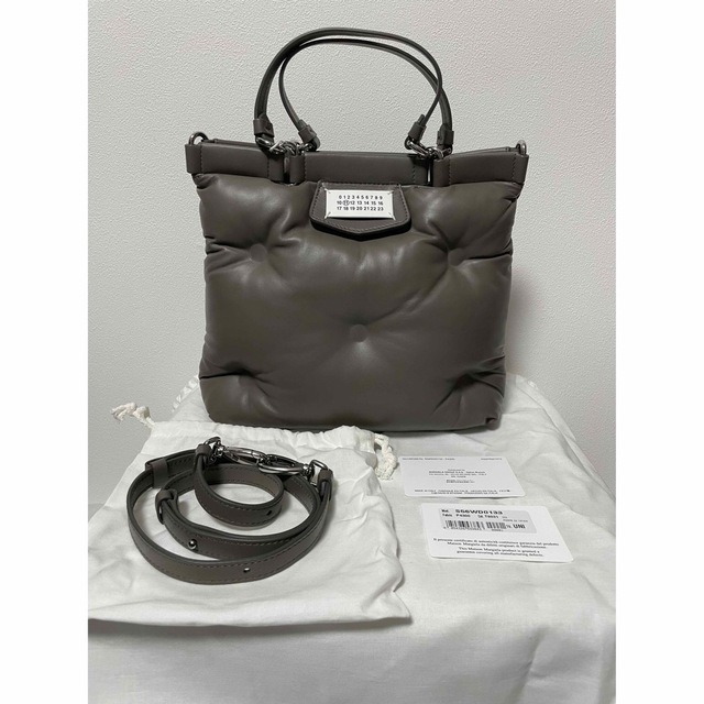 通販 Margiela Martin Maison - グラムスラム スモール Margiela 希少☆Maison グレー ショルダーバッグ