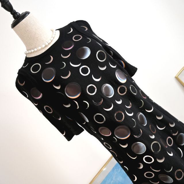 ☆CHANEL☆極美品☆カシミヤ100☆シャドウムーン☆ワンピース - ワンピース ☆CHANEL☆極美品☆カシミヤ100☆シャドウムーン☆ワンピース - ワンピース