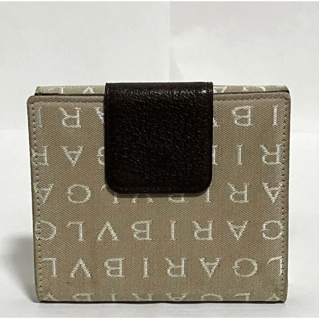 希少】BVLGALI ブルガリ 二つ折り財布 ロゴマニア 付属品付き 美品