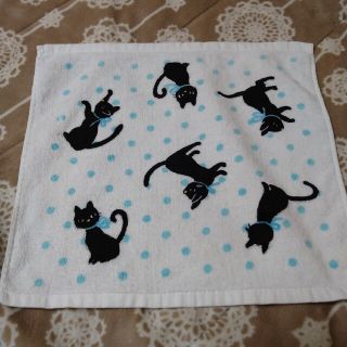 シマムラ(しまむら)の猫柄ハンドタオル(タオル/バス用品)