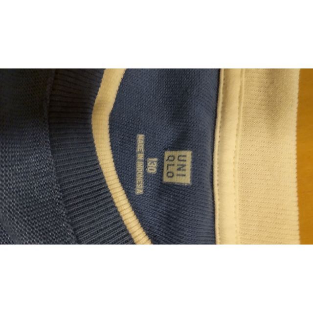 UNIQLO(ユニクロ)のユニクロカットソー130 キッズ/ベビー/マタニティのキッズ服男の子用(90cm~)(Tシャツ/カットソー)の商品写真