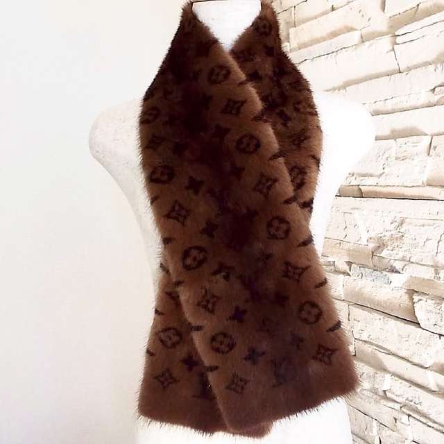 LOUIS VUITTON ルイヴィトン マフラー sable