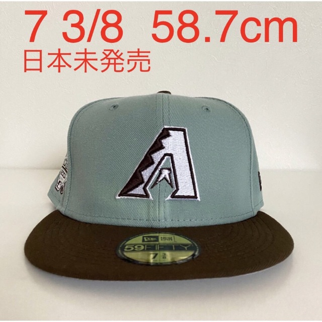 ツバ裏グレー New Era 3/8 Cap ニューエラ ダイアモンドバックス