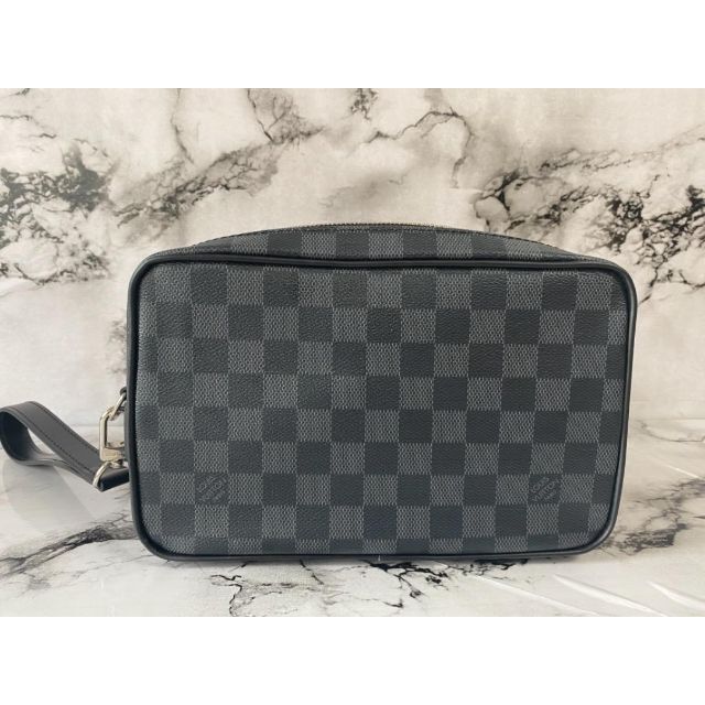 ふるさと納税 LOUIS VUITTON ポシェット・カサイ グラフィット ダミエ