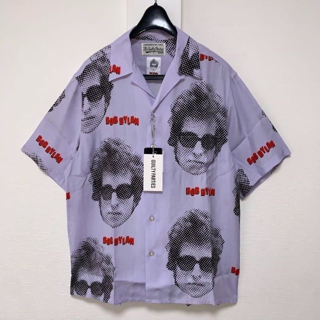 WACKOMARIA】紫BOB DYLAN SHIRT／新品タグ付／送料込 sanagustin.ac.id