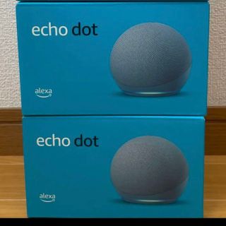 エコー(ECHO)の新品未開封　Echo Dot (エコードット)第4世代 トワイライトブルー　2台(スピーカー)