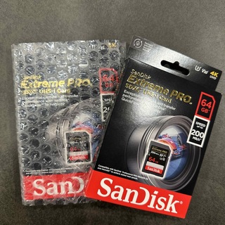 SanDisk - 未開封 : SDカード sandisk 64GB 200MB/s*