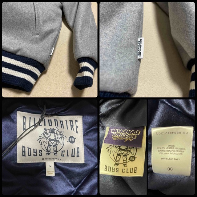 BBC(ビリオネアボーイズクラブ)の超人気 BBC EU BILLIONAIRE BOYS CLUB スタジャン S メンズのジャケット/アウター(スタジャン)の商品写真