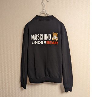 最終♡MOSCHINO モスキーノ XL クマ ジップアップブルゾン スウェット ...