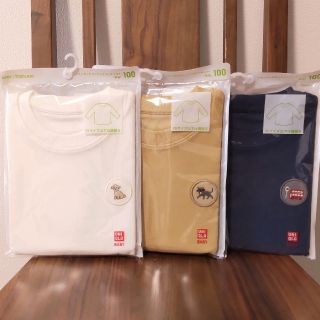 ユニクロ(UNIQLO)のユニクロ ソフトタッチコットンクルーネックT 100(Tシャツ/カットソー)