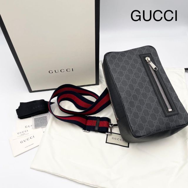 Gucci - 【極美品】GUCCI ソフト GGスプリーム ベルトバッグ