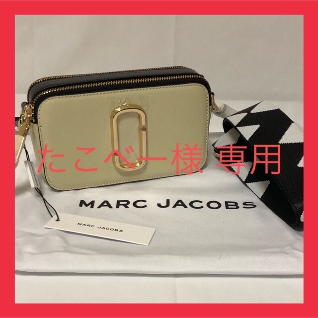 MARCJACOBS????新品????マークジェイコブス ミニバッグ スナップショット ホワイト ブラック