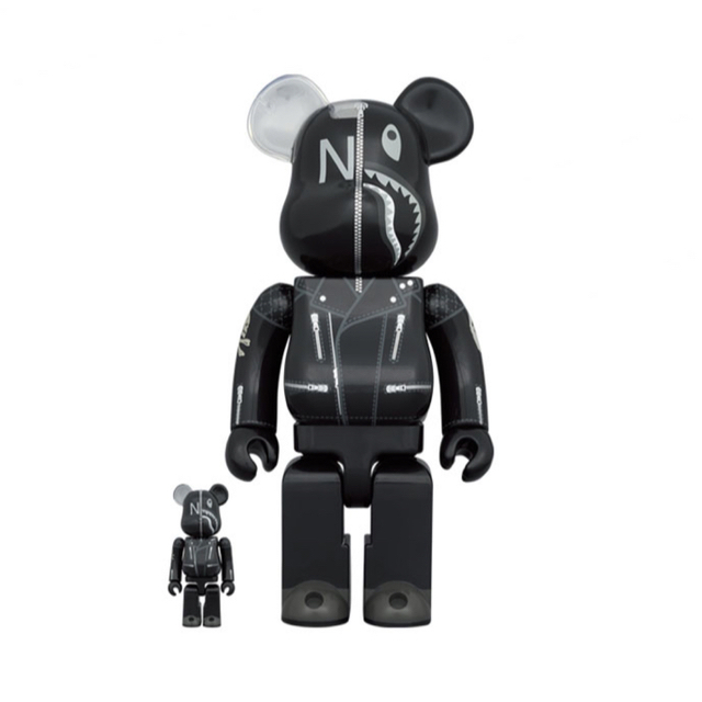 BAPE X NBHD SHARK BE@RBRICK 100% & 400%