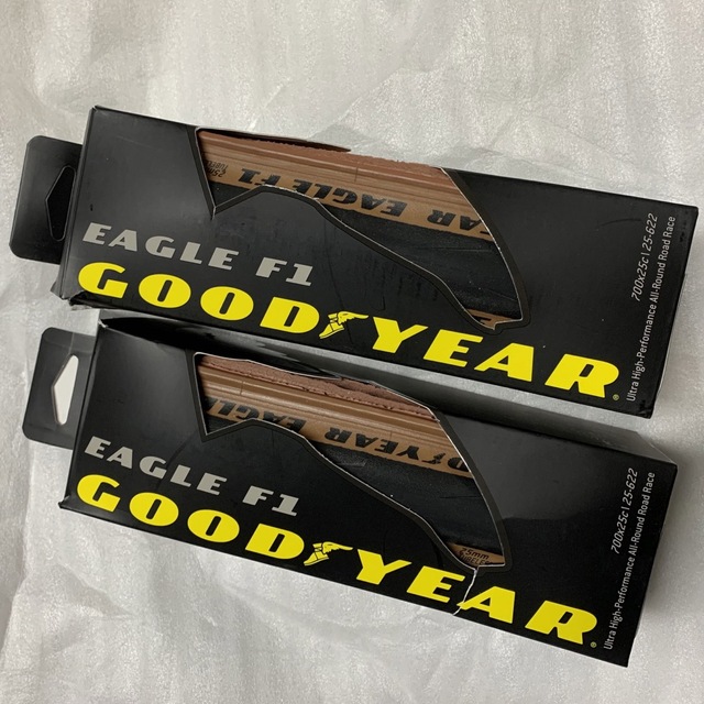 スポーツ/アウトドアGOOD YEAR EAGLE F1 チューブレス  2本 25C