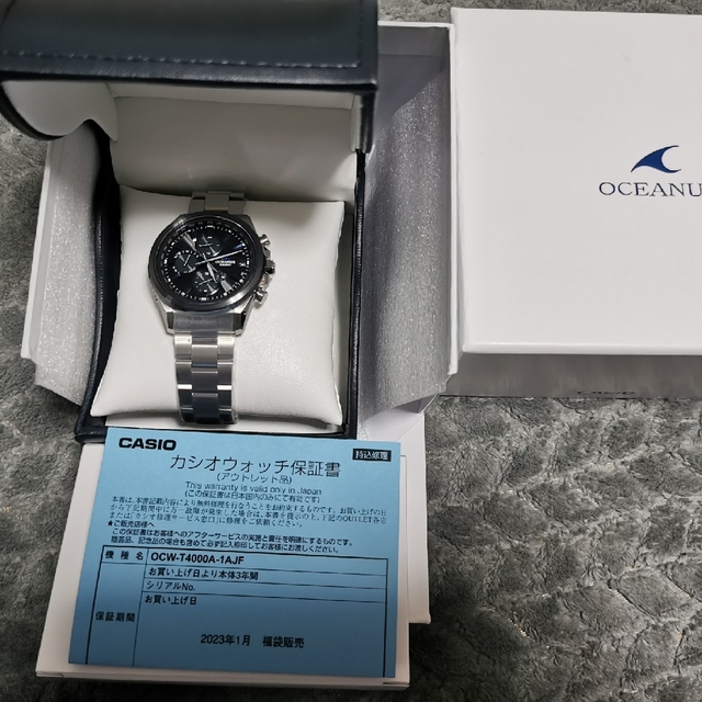 OCW-T4000A-1AJF　OCEANUS　オシアナス　チタン　電波ソーラー